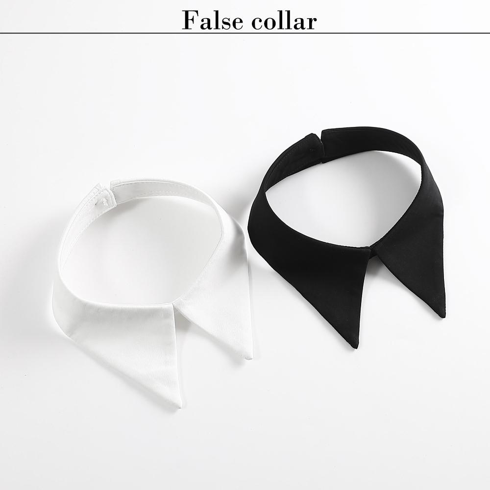 Black pointed collar, fake collar, women's versatile fake collar, spring and autumn multi-functional decoration with fake clothe