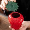 Moisture-proof Strawberry Tea Storage Strawberry Shaped Coffee Container Tea Jar  Home Ornaments