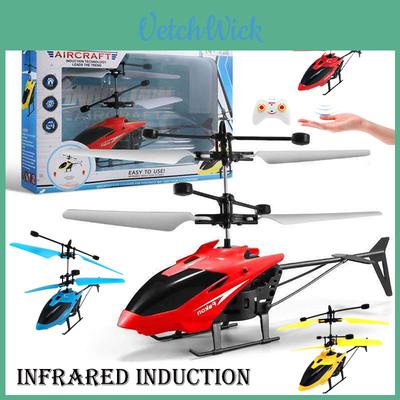 Usb Rechargeable Remote Control Infrared Induction Helicopter Hovering Aircraft Kid Xmas Gift