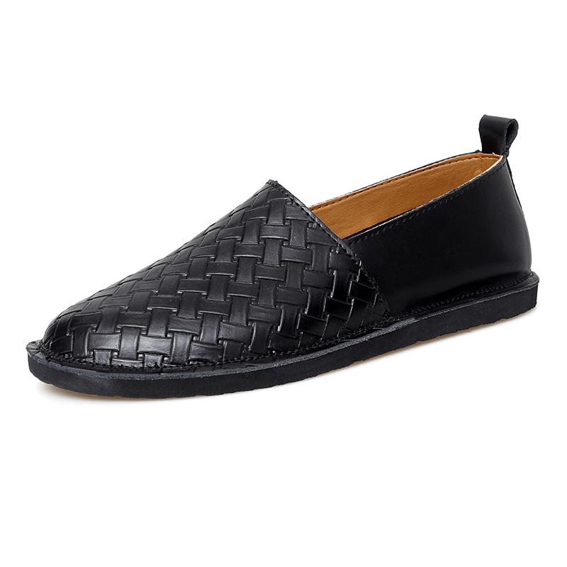 

High Quality Genuine Leather Casual Shoes Light Non-slip Men s Driving Shoes Slip on Flats Handmade Elegantes Loafers Moccasins 45 чёрный