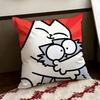Cartoon SSimons Cat Cushion Cover Reversible Soft Durable Pillow Cover Home  Car MultiScene Use for Daily Comfort