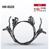 BUCKLOS 2 Piston Power Off Electric Bicycle Brakes for E-Bike Folding Bike Scooter with Rotor Hydraulic Disc Brake Bike Brakes