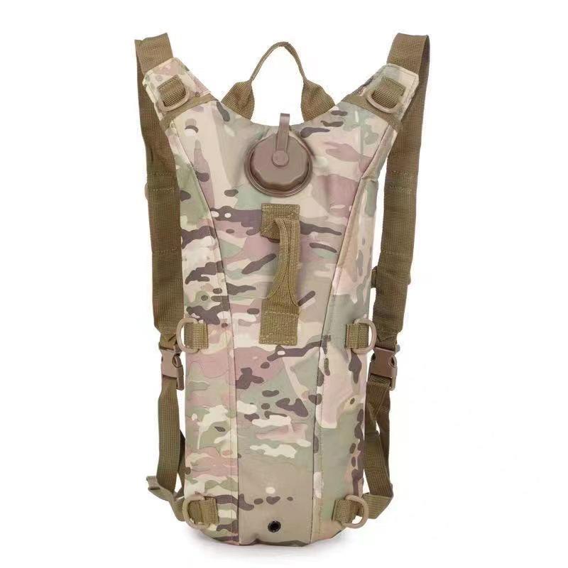 Long-Distance Hiking Hydration Backpack with 3L Bladder - Large Capacity & Multifunctional Tactical Pack