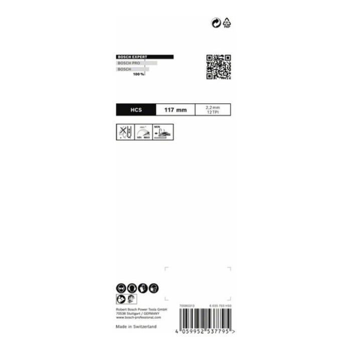 Jigsaw Blade - Bosch - T 308 Bo - Precise Cut - 2-side Clean - Pack of 5