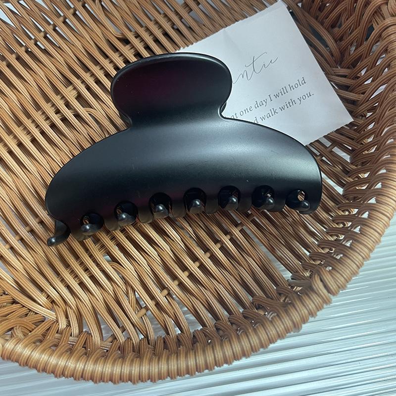 Elegant Retro 10CM Arc Hair Clip Simple Temperament Acrylic Shark Clip For Female Hair Accessories