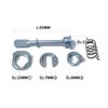 Car Iron Door Lock Cylinder Repair Kit for VW CADDY POLO SEAT IBIZA CORDOBA INCA Front Left or Right 6K4837223A
