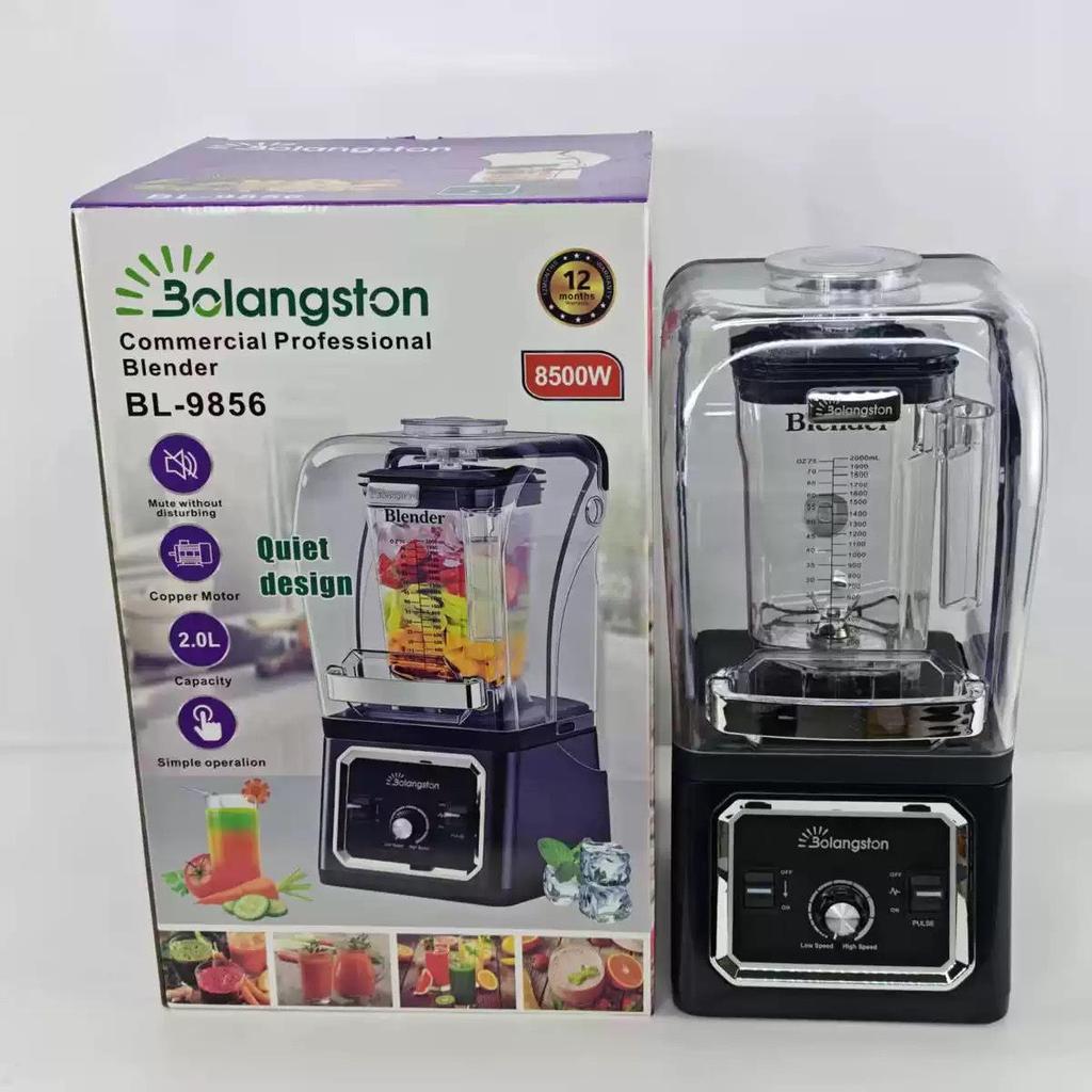4L 8-in-1 Kommerzieller Edelstahl-Entsafter und Hochleistungs-Mixer mit Tresterabtrenner