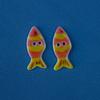 Colorful Ceramic Fish Buttons for DIY Clothing Accessories