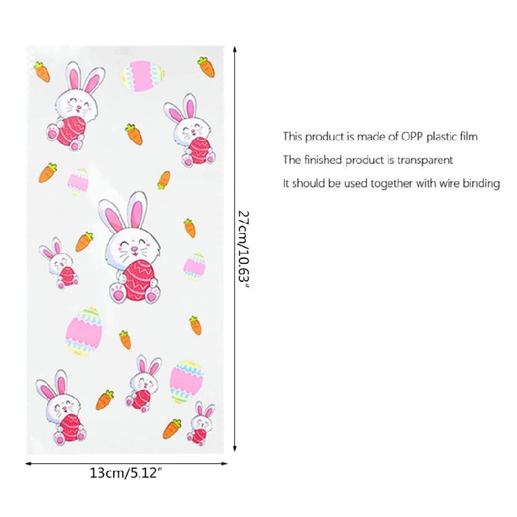 100 PCS Cellophane Party Bags Treat Candy Bag for Festival Party Favor Gift