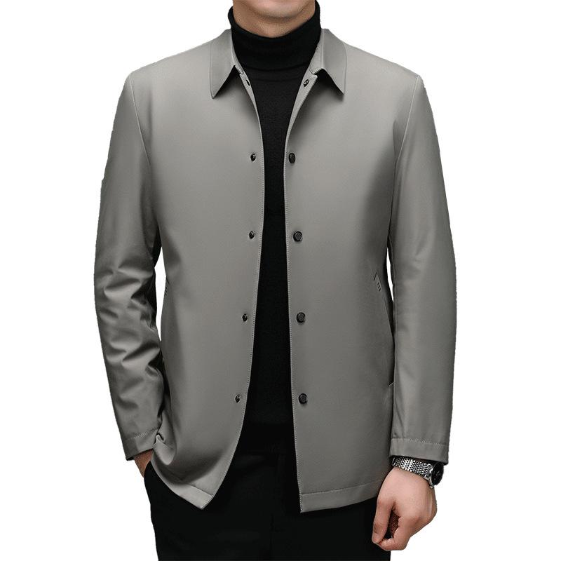 Men s High-Quality Lightweight Business Casual Jacket for Spring/Autumn XL