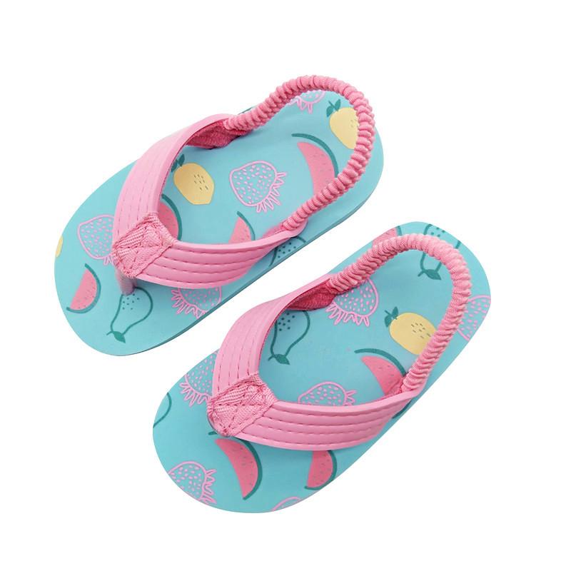 Boys Anti-slip Cartoon Girls Shoes, Slippers, Beach Shoes 22 зелёный