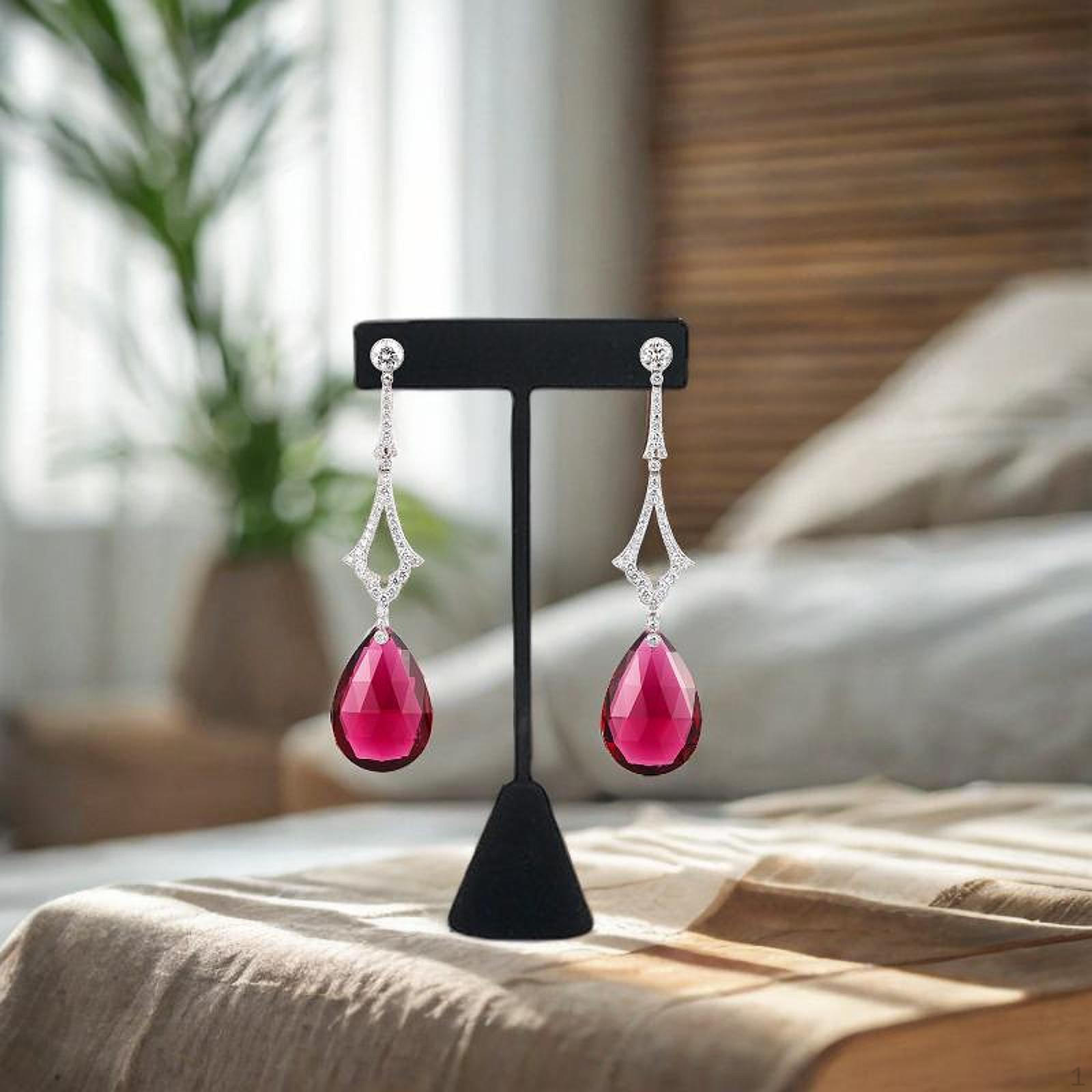 

Подставка для серег Дисплей Органайзер Держатель Ювелирная башня для столешницы Дома 12CM