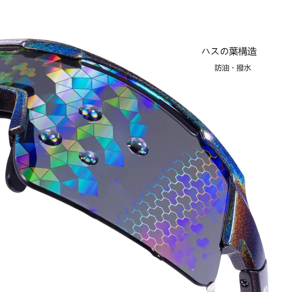 KAPVOE Sports Sunglasses for Men and Nano Coating Road Women, K159, Multi-layer (Bicycle, Bike, MTB, Cycling)