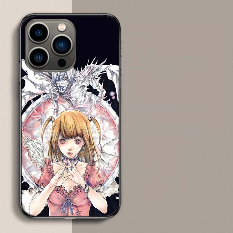 Anime Death note Amane Misa Phone Case For Iphone 17 Air 15 Pro 14 Plus 16 Pro Max 12 13 Mini 11 16E X XS Cover Cute Fundas