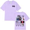 French Rapper PNL Tshirts Le Monde Chico Album Print Tshirt Unisex Women Hip Hop Fashion Cotton Short Sleeve T Shirts Streetwear