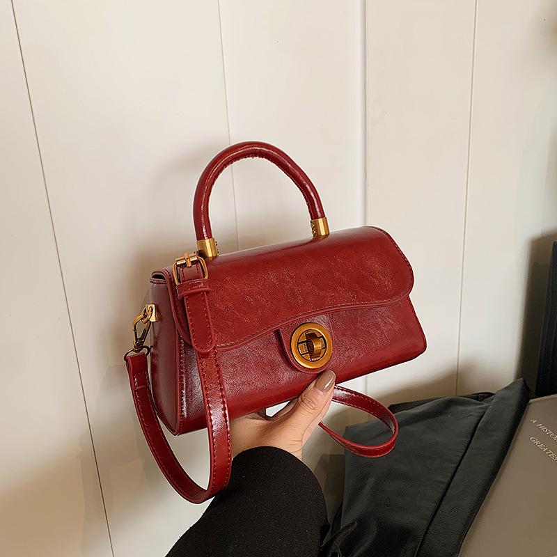 Simple Small Bag Women's New Portable Small Square Bag Versatile Messenger Bag