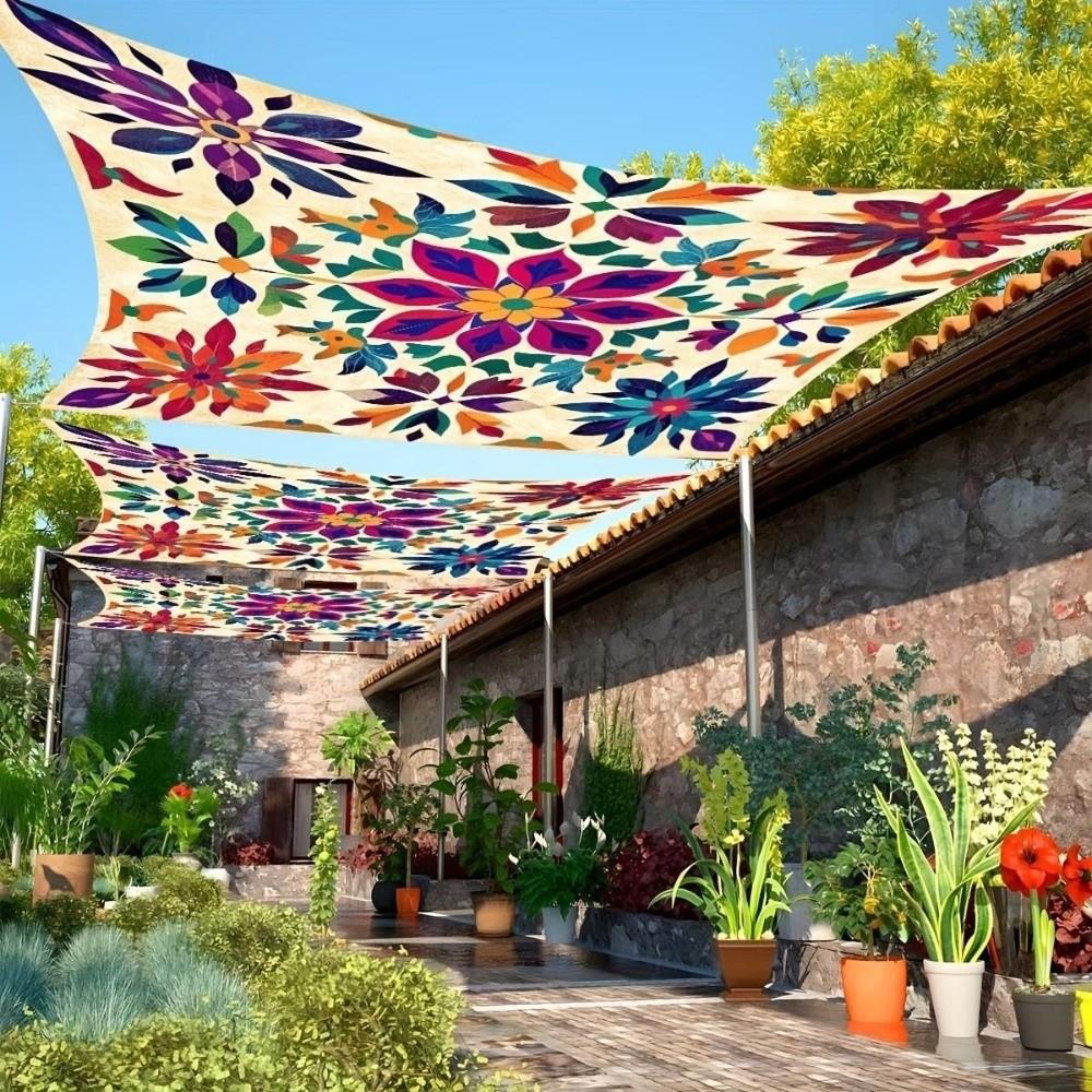 UV Resistant Canopy Cloth Cover Dacron Sunshade Tent Durable Outdoor Canopy Cover Garden Courtyard