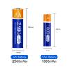 KEPTU Long-life 2500mAh 1.2V AA Rechargeable Batteries 1000mAh 1.2V AAA Battery Rechargeable Battery for Camera Toy Flashlight