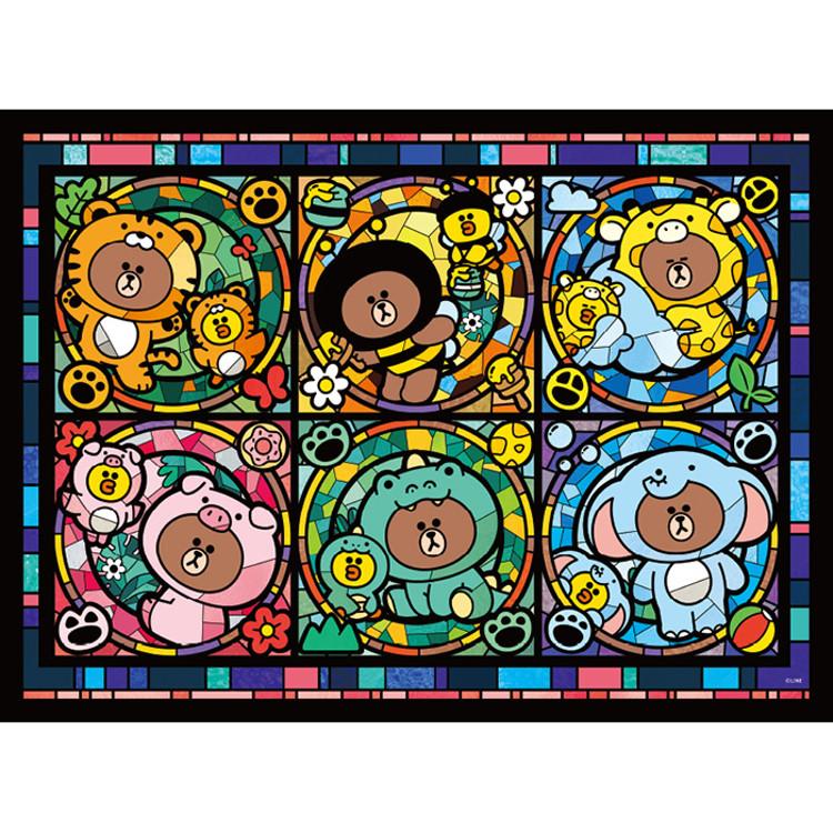 500 Piece Jigsaw Puzzle - Line Friends Jungle Brown, Popular Korean Puzzle