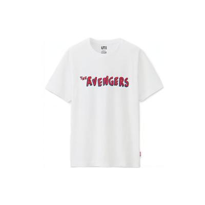 Uniqlo X Jason Polan Letter Print T-Shirt Unisex Tops White 418307-00