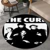 1PC The Cure Band Portraits Round Rug, Non-slip Chair Mat, Home Decor, Circle Carpet Perfect for Office, Bedroom, Living Room,Christmas gift