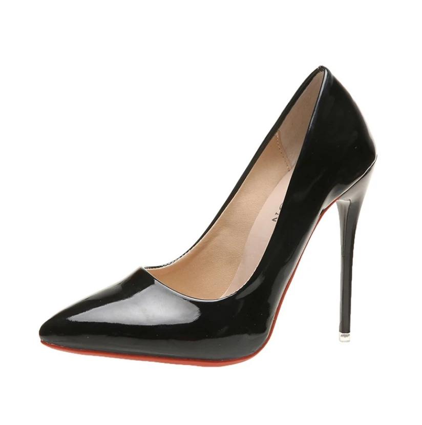 2024 mode High Heels 35-45 Plus Größe Frauen Schuhe 12cm Dünne Stiletto Bankett Hochzeit Schuhe Sexy Spitz kappe Damen Party Schuhe
