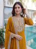 Completo da donna Sharara Salwar Designer in Faux Georgette Indian Bollywood Party Wear Salwar Kameez