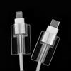 Soft Silicone Transparent Data Cable Protective Cover Clip for Apple IOS iPhone Charging Cord Clear Protector Sleeve