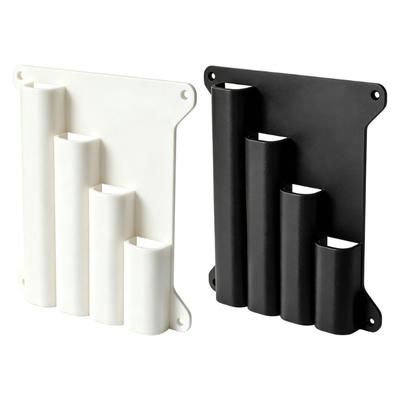 Garage Cable Tie Storage Rack for Wall Mount, ABS Open Front Rack with Adhesive or Screw Install for Repair Use