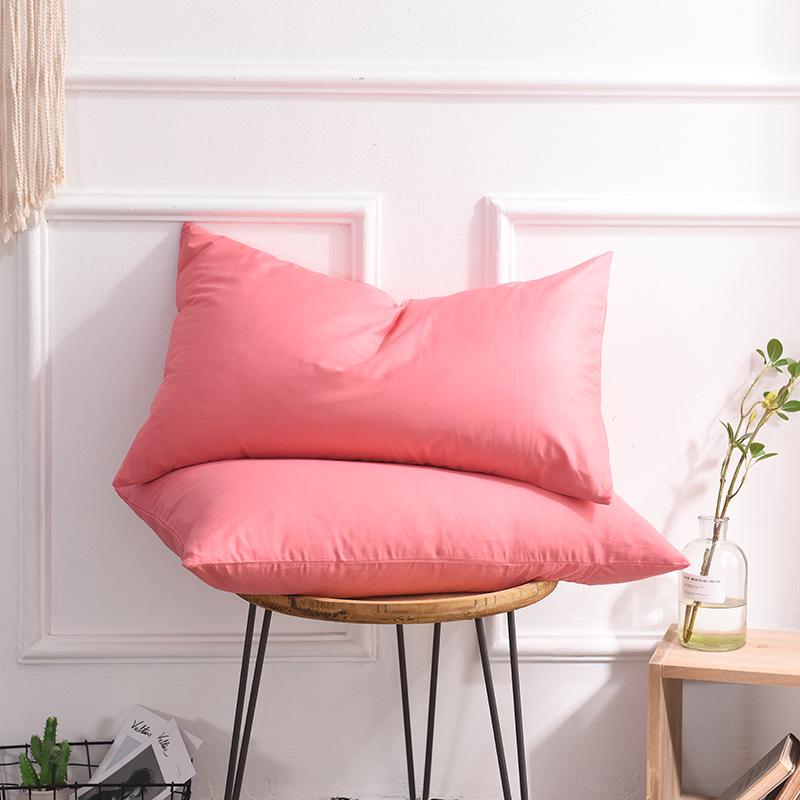 Fețe de pernă din bumbac de culoare uni pentru studenți