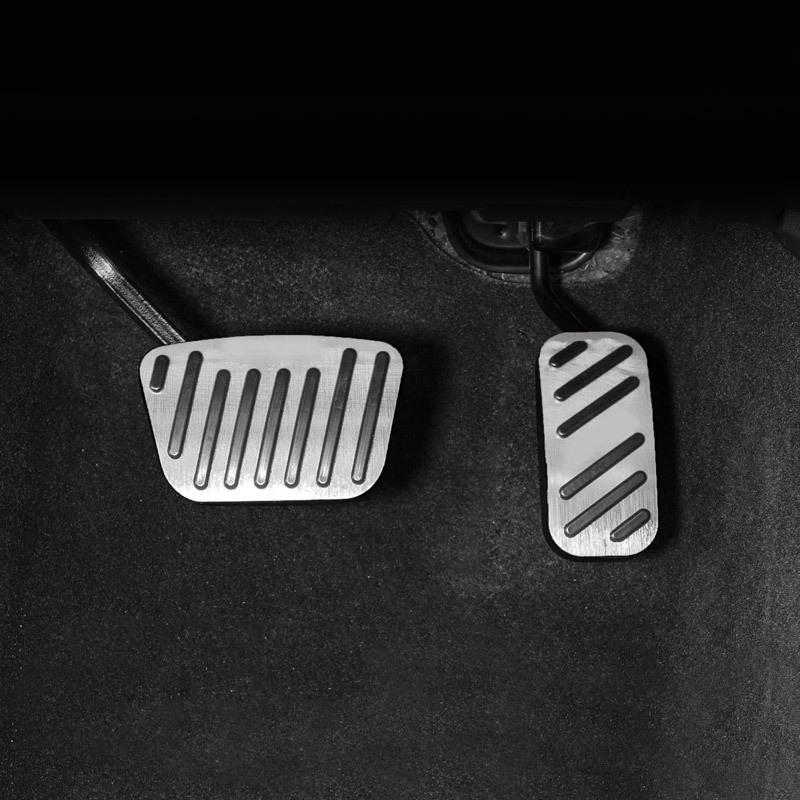 Vtear Car Accelerator Pedal Cover Anti Scratch Foot Pad Interior Accessories For Toyota Land Cruiser 250 Prado LC250 2024-2025