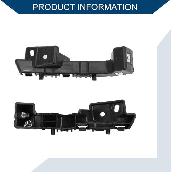 Bumper Support Bracket for Chevy Malibu 2016-2022 / Left Side Front Bumper Retainer Bracket Hold Mount/Durable ABS / 1 Pc Black