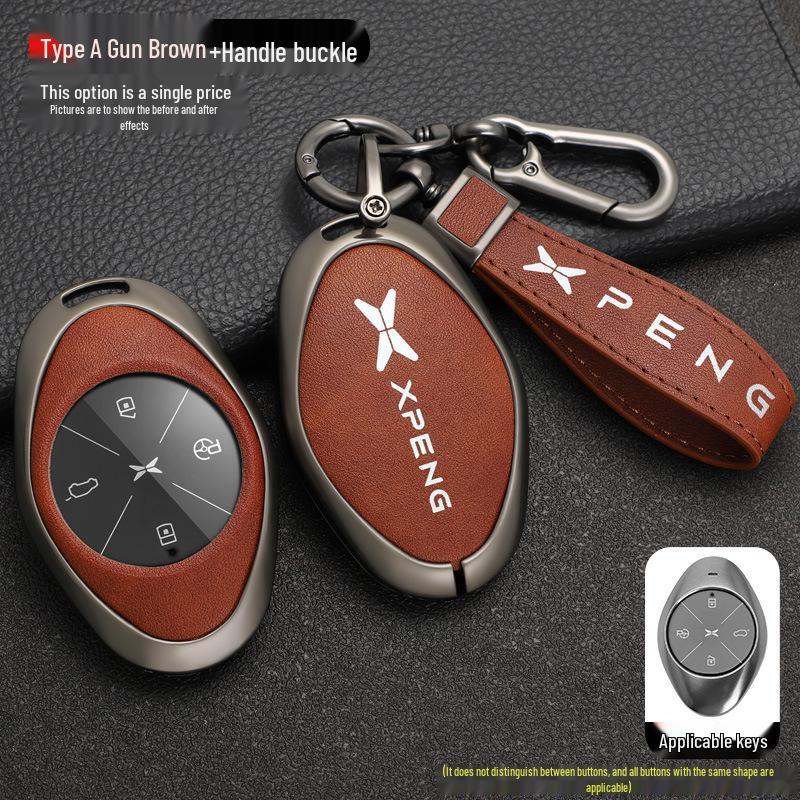 Xpeng P7/G3i Car Key Shell & Case: 2021/2022 Metal Key Holder