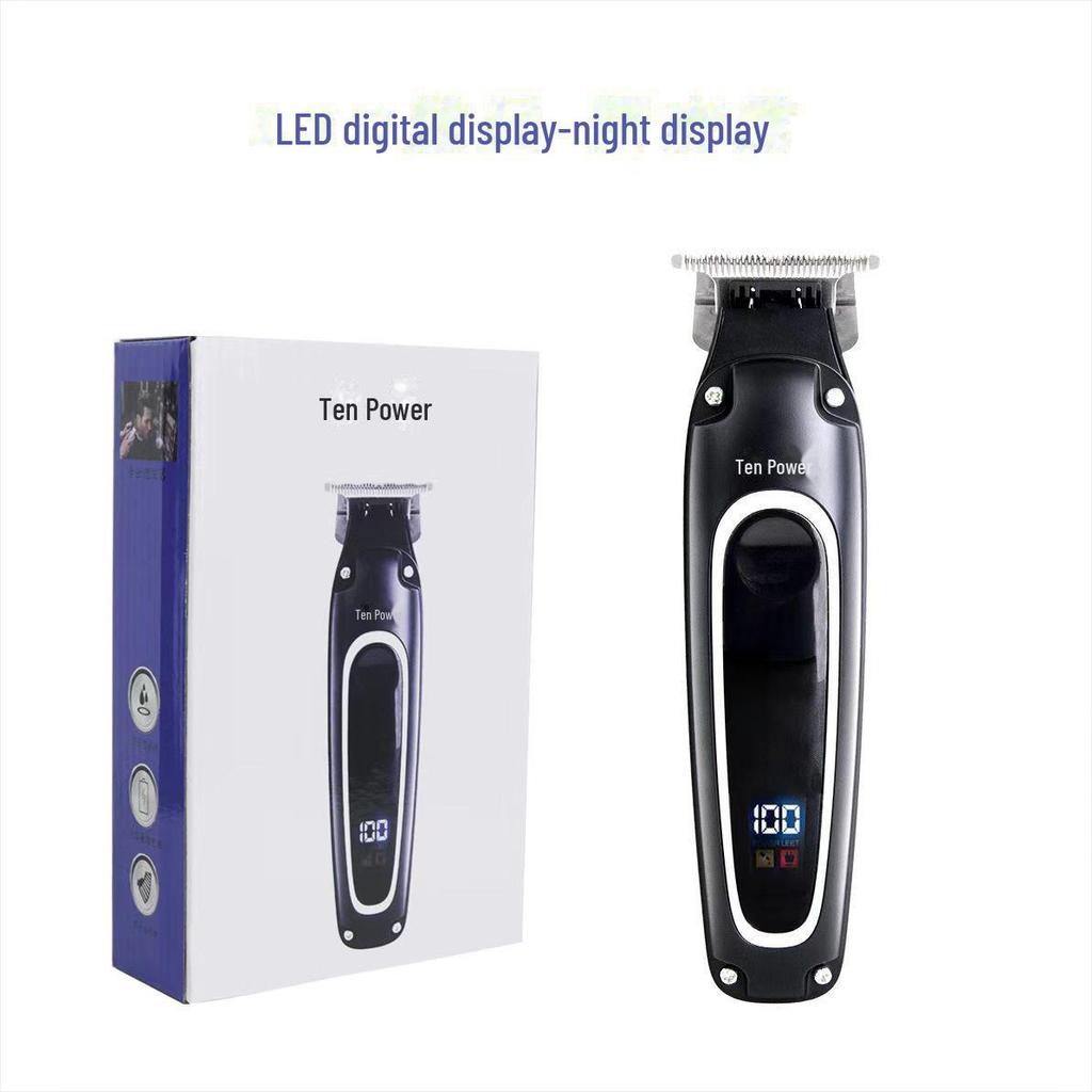 Shimi Digital Display USB Hair Clipper: Electric Hair Salon Tool and Shaver