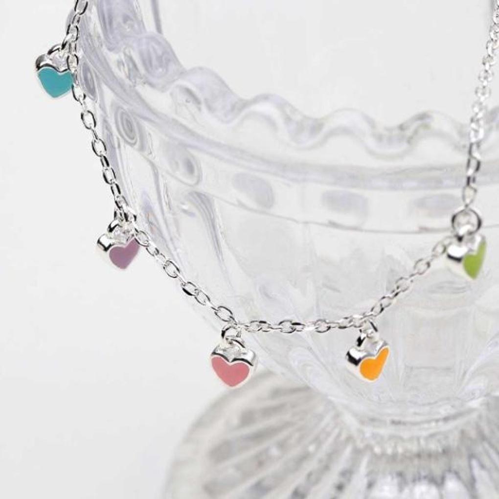 Women's Daily Accessory Sari Heart Epoch Dangle Bracelet