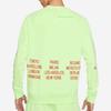 Nike Sweatshirts Men's Green Crew Neck Moderate Regular DD0883-383