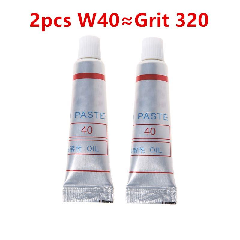 

2 шт. крем для полировки стекла и металла, алмазная абразивная паста, зернистость 320-10000, керамическая притирочная паста, масляный шлифовальный инструмент W0.5 ~40 микрон W40-320 mesh