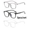 New Transparent Square Computer Glasses Frame Women Men Anti Blue Light Rectangle Eyewear Blocking Optical Spectacle Eyeglasses