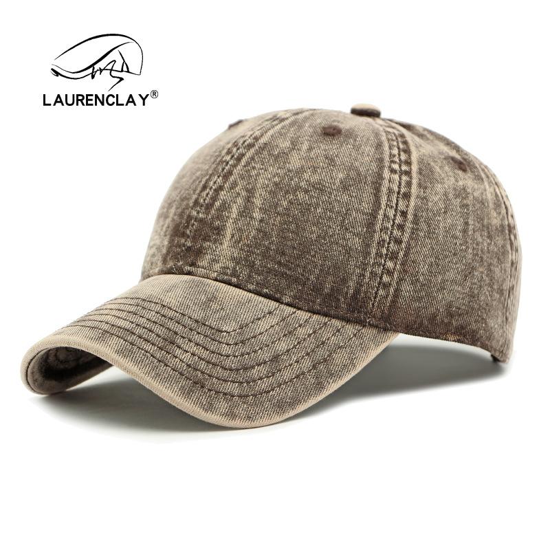 Stylish and simple light board cap women's washed denim baseball cap soft top outdoor sun hat men