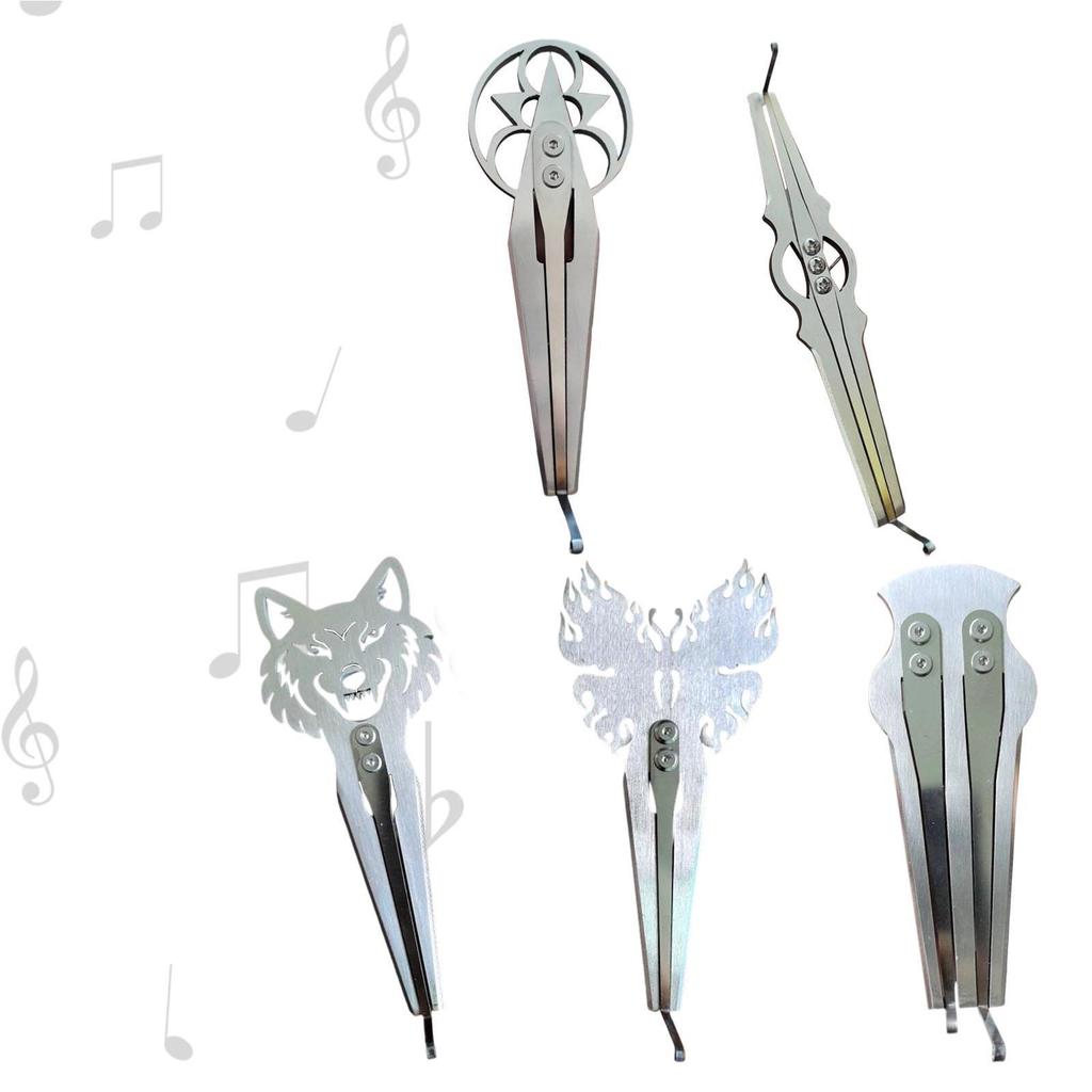 Portable Mini Jaw Harp Professional Mouth Musical Instrument Real Ethnic Sound for Kids Adults