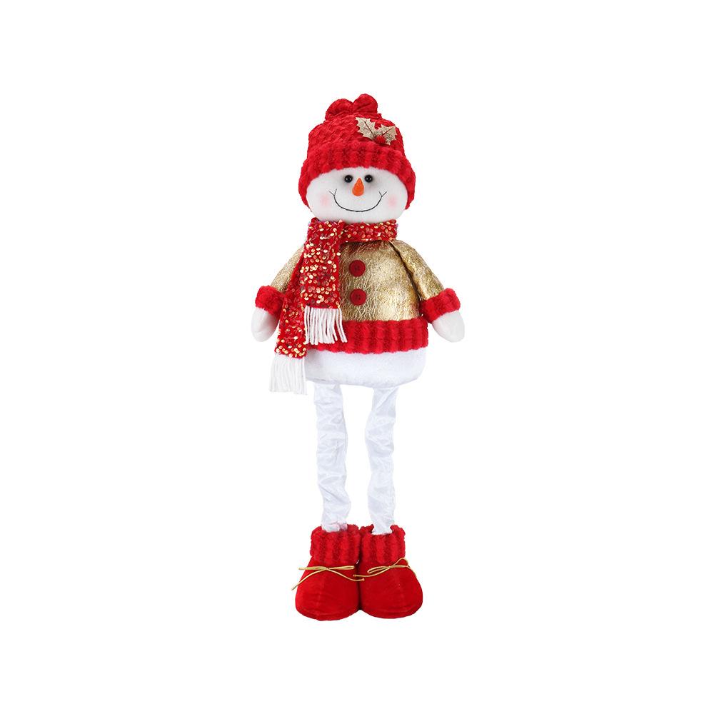 

Christmas Doll 50CM Telescopic Legs Old Man Snowman Elk Home Decoration Christmas Gift