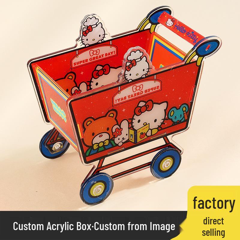 Custom Acrylic Anime Character Desktop Storage Box Ornament