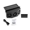 USB/Solar Powered Car Fan Auto Front Rear Window Solar Ventilator Car Air Vent Exhaust Cooling Fan Radiator