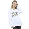 Star Wars Womens/Ladies May The Force Infill Sweatshirt