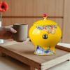 Ceramic Jar, Decor Food Storage Container, Desktop Kitchen Seasoning Jars Ginger Jar
