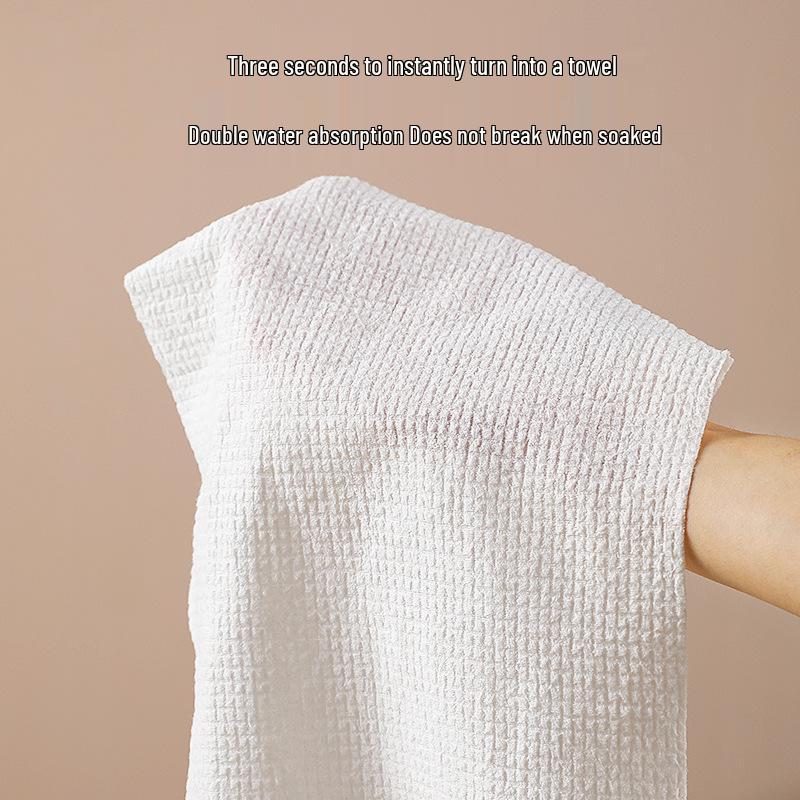 Extra Large Thick Compressed Travel Washcloth Disposable Face Towel