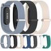 Metal Buckle Wave Texture Silicone Watch Band for Google Fitbit Air Replacement Strap