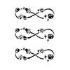 Ins Simple Love Flower Butterfly Swallow Mobius Ring Infinite Loop Wrist Tattoo Sticker
