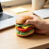 Durable Fidget Gifts for Kids Hamburger Squeeze Toy, Food Shape Slow Rising Realistic Novelty Desk Toys Soft Burger Stress Relief Sensory Toy Anxiety
