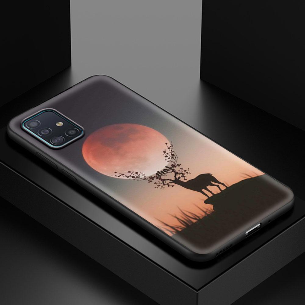 Hirschjagd Camo Handyhülle für Samsung Galaxy A51 A71 A21s A31 A41 M31 A11 M51 A12 M31s A01 A91 M11 A42 A32 5G Cover Capa
